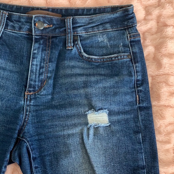 High waisted denim shorts - Picture 3 of 5